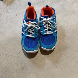 Nike Kids Blue and Orange Sneakers